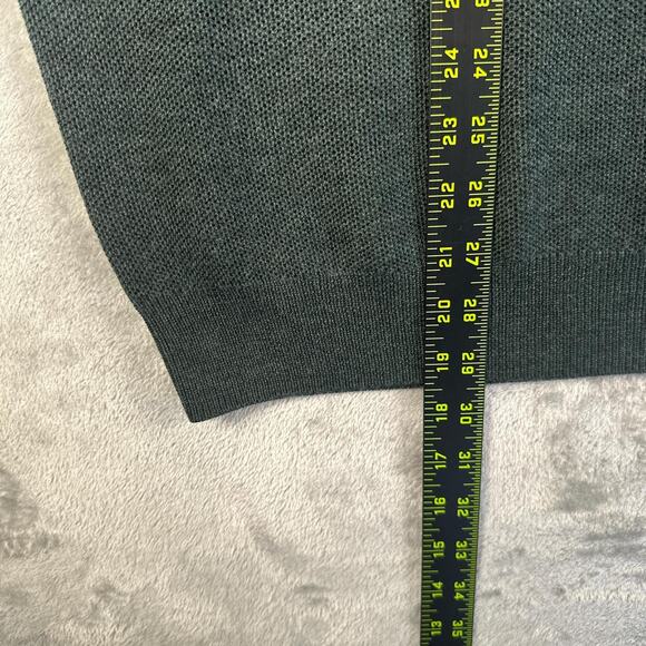 New Peter Millar XXL green Autumn Crest Honeycomb Crewneck Sweater Merino Wool - Picture 5 of 7